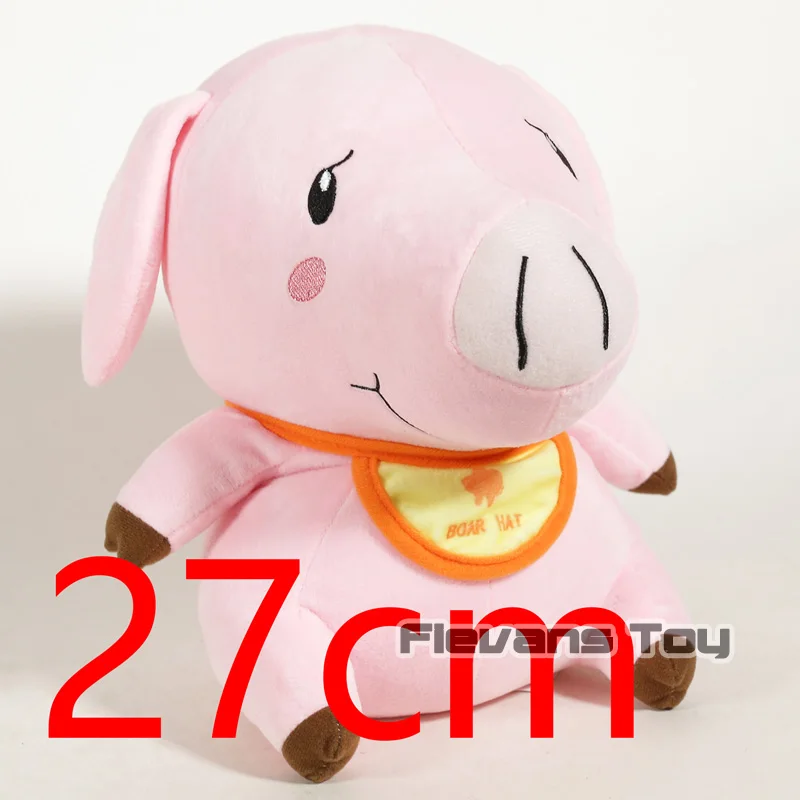 

Anime Cartoon The Seven Deadly Hawk Pig Plush Toy Soft Stuffed Animal Doll Christmas Birthday Gift