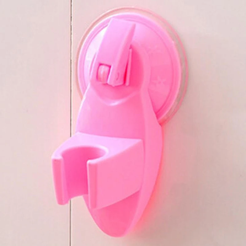 Pink 1 шт. PP мощный всасывающий Тип настенный для душевой ванной комнаты настенный ароматизатор с креплением патрон Держатель для душа фиксированный аксессуары - Цвет: Pink