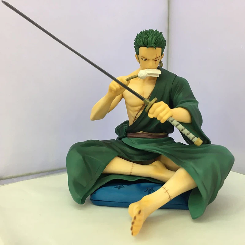 Aliexpress.com : Buy One Piece Zoro Action Figure Sitting Ver. Roronoa Zoro PVC figure Toy