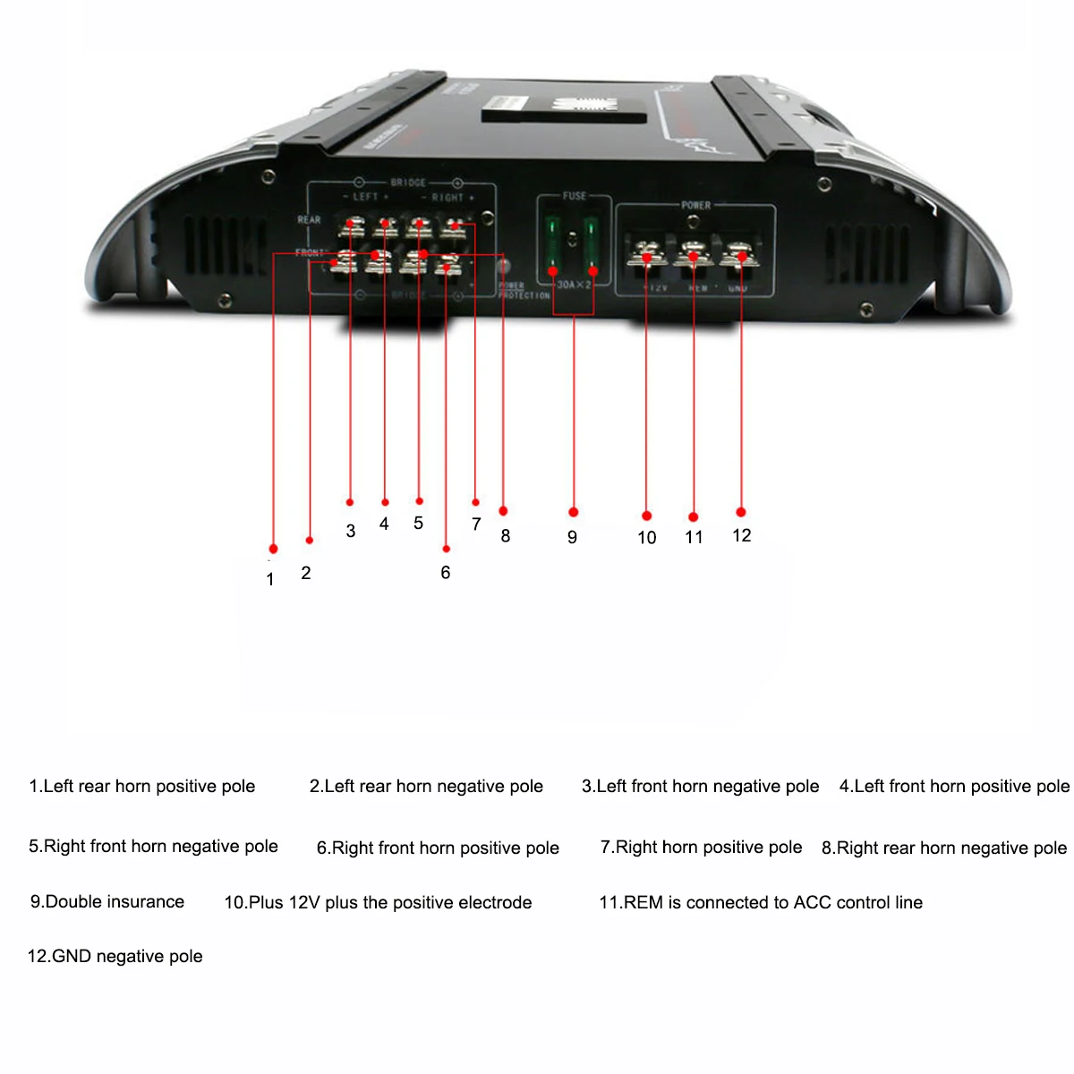 AMPLIFICADOR DE COCHE de 12 V 4 canales de Audio de 3200 W altavoz de Subwoofer de graves estéreo de 4 vías de Audio de vehículo de alta potencia AMPLIFICADOR DE POTENCIA AMPLIFICADOR DE COCHE de 12 V 4 canales de Audio de 3200 W altavoz de Subwoofer de graves estéreo de 4 vías de Audio de vehículo de alta potencia AMPLIFICADOR DE POTENCIA