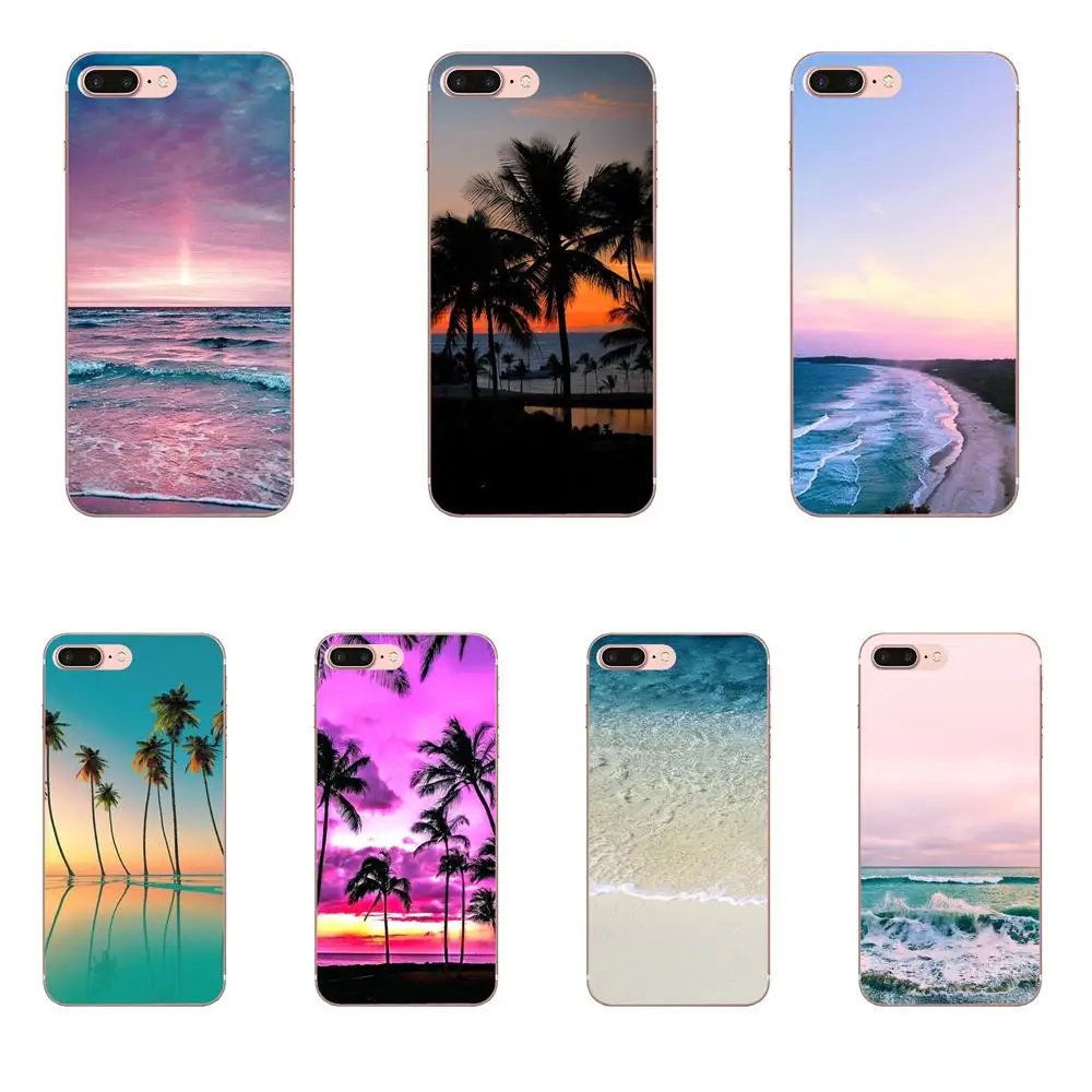 

Sunset On Sea Palm Tree For Galaxy J1 J2 J3 J330 J4 J5 J6 J7 J730 J8 2015 2016 2017 2018 mini Pro Drawing TPU