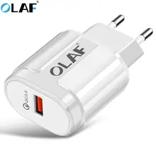 

Olaf USB Charger Quick Charge 3.0 Fast Charger for Samsung iPhone XS Portable Wall USB Power Adapter Charging for Phone Chargers