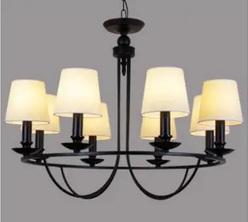 

X American Village Iron Curtain European Living Room Chandelier Restaurant Light Industrial Wind Chandelier LED