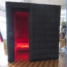 Opblaasbare 8.2 ft Prom Mooie cabine Opblaasbare Foto Booth Party Achtergronden Sales Met LED Licht apparatuur Draagbare Tent Bruiloft(China)