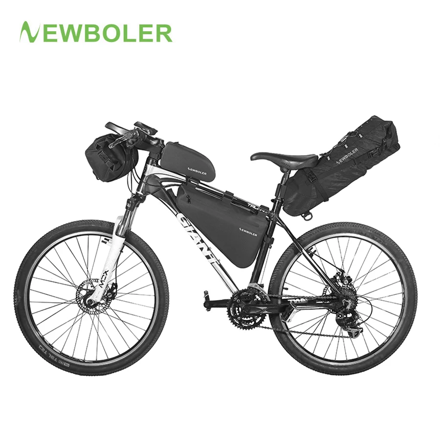 Top NEWBOLER Bicycle Bag Waterproof Bike Touring Trunk Pack  Saddle bag Bikepacking Gear Front Top Tube Bycicle Handlebar Bag Option 0