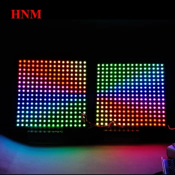 

dc 5v full color WS2812b Led Panel Chip 16X16 Pixels WS2812 Full Color Panel Screen 16*16Pixels 2811 rgb LED Panel light module