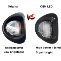 led פנסים פנסים 2pcs 12V לוחית רישוי LED מספר אור פנסים עבור CITROEN C1 2005-2013 לוחית רישוי לרכב אורות חיצוניים אבזר (4)