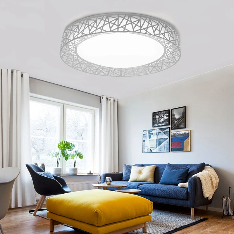 

Decorative Modern Round LED Ceiling Lights Fixture light with remote control for living room study room Surface mounted ceiling