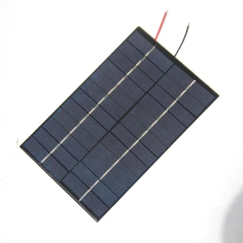 

BUHESHUI 4.2W 18V Polycrystalline Solar Cells+Cable olar Panels Solar Module For Charging 9V Battery DIY Solar System 200*130MM