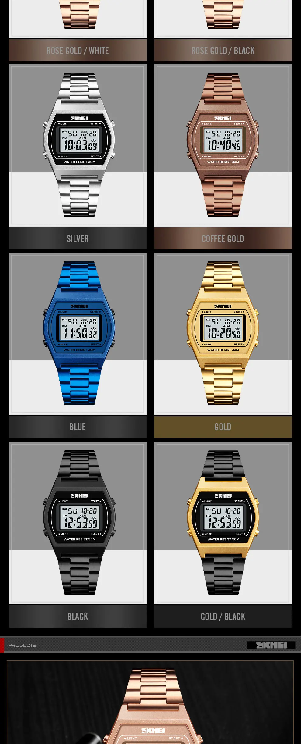 Digital men watches (5)