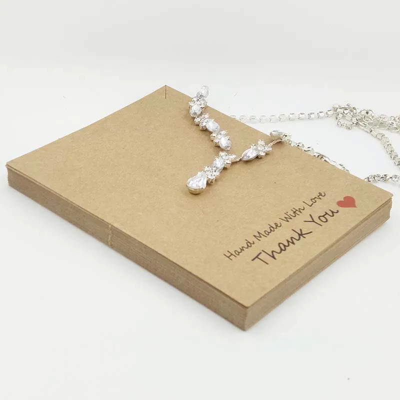 2017-New-Hot-HandMade-With-Love-Pendant-Card-10X8CM-Kraft-Pendant-Card-Necklace-Card-1lot-100 (1)