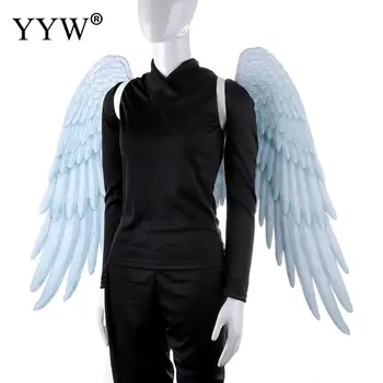 

Halloween Carnival Props Black White Angel And Devil Wings Party Cosplay Unisex Angel Wings Halloween Decoration Party Supplies