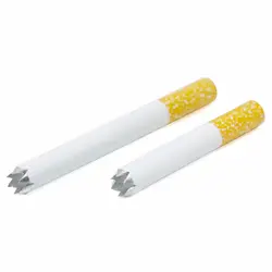 Табачные трубы и Аксессуары Новое поступление сигаретная форма металлическая курительная трубка 78 мм