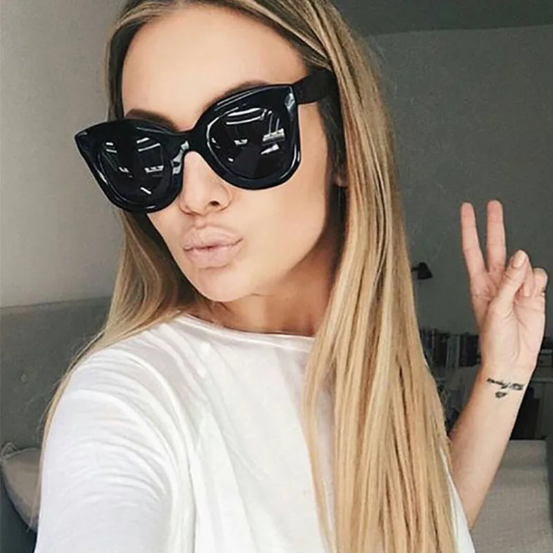 

Fashion Women Cat Eye Sunglasses Brand Designer Vintage Cateye Sun Glasses For Women Shades Female Sunglass Oculos de sol