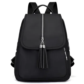 

Women'S Wild Tassel Oxford Cloth Shoulder Small Messenger Bag Waterproof