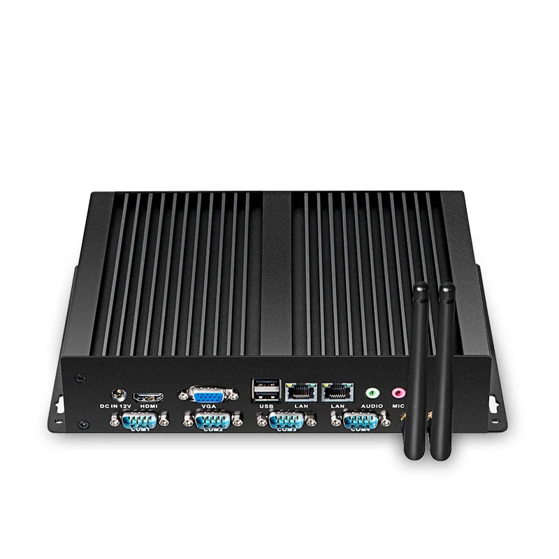 Промышленный Мини ПК Intel Core i5-3317U Windows Linux Gigabit Ethernet 4* RS232 8* USB Mini PCI-E WiFi HDMI VGA безвентиляторный микро ПК