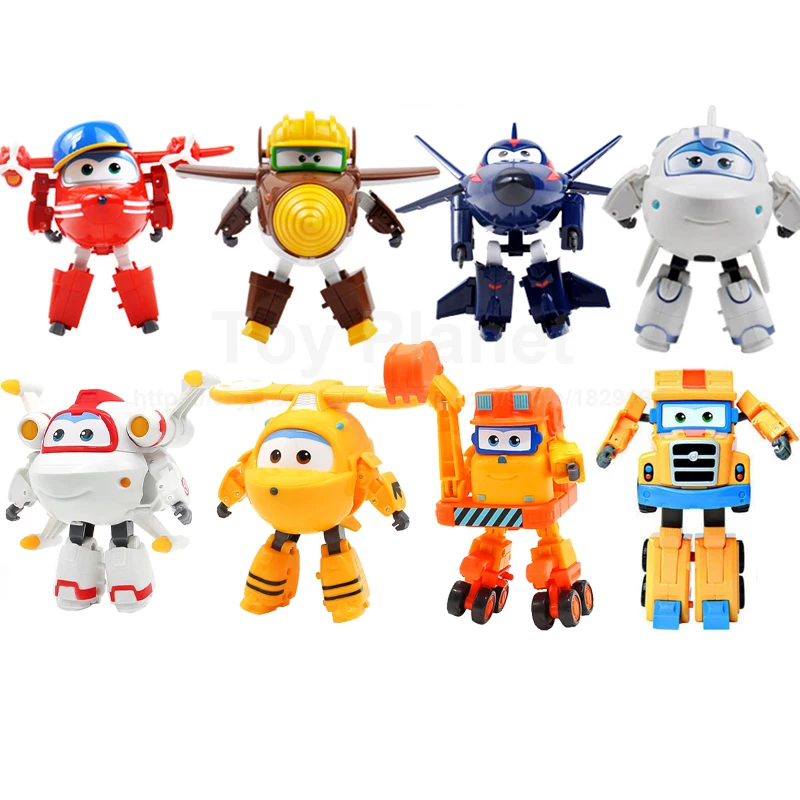 Tv Animation Super Wings Transforming Plane Robot Characters Kids Toys Xmas Gift Film Tv Spielzeug