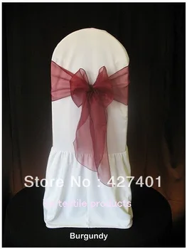 

Burgundy Organza Bows For Wedding Event &Party Decoration