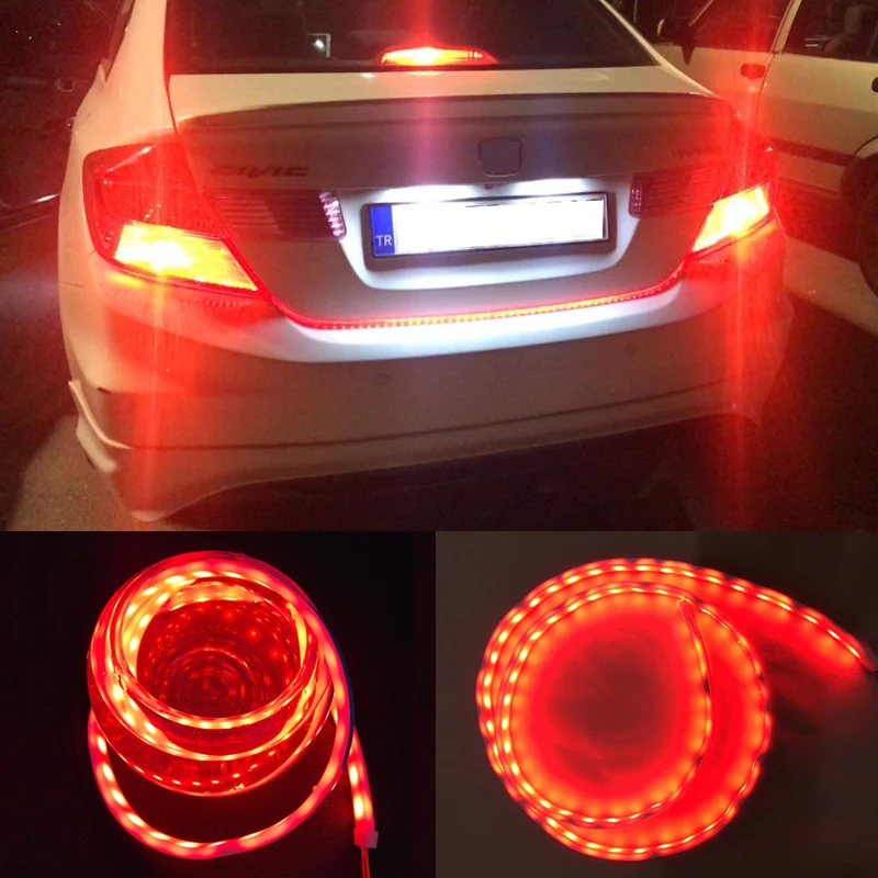 Buy Led Strip Trunk Tail Brake Turn Signal Light Flow