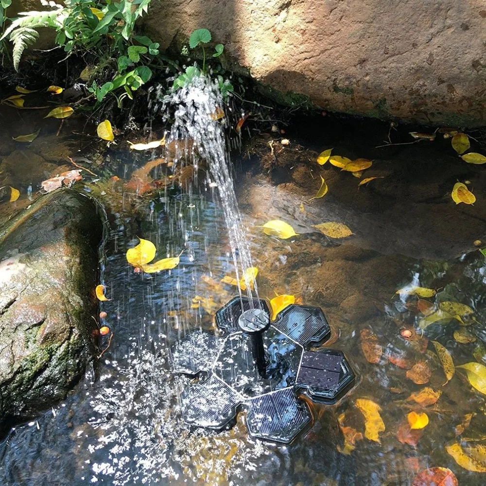 Us 23 3 Solar Ed Water Floating Pump Fountain Garden Plant Watering Kit Fountains Waterfalls Greenhouse Irrigation In Pumps From Home