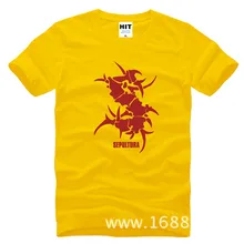 SEPULTURA Tribal Logo Metal Punk rock T-Shirt T Shirt For Men 2016 Men's Short Sleeve Cotton Casual Top Tee Camisetas Masculina