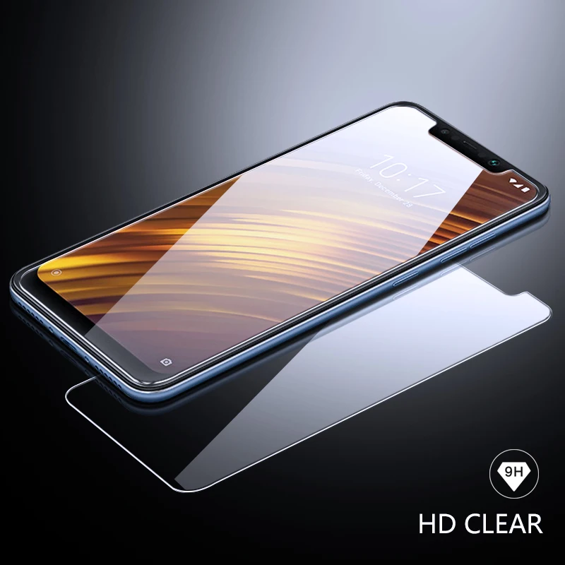 Высококачественное Стекло для Pocophone F1 Xiaomi Mi 8X защита экрана олеофобное покрытие 9H