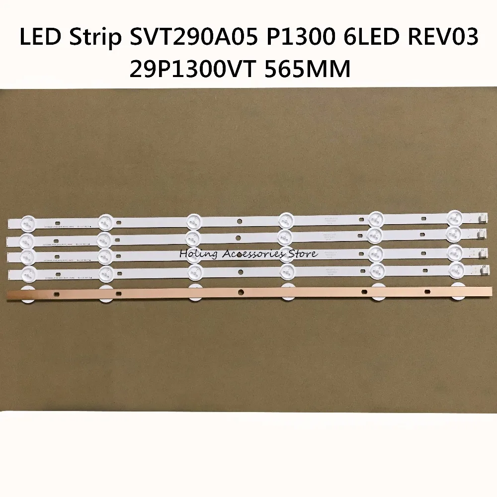 

5PCS=1LOT 100% new FOR 29P1300VT LED Strip SVT290A05 P1300 6LED REV03 LED BACKLIGHT STRIPS 565MM
