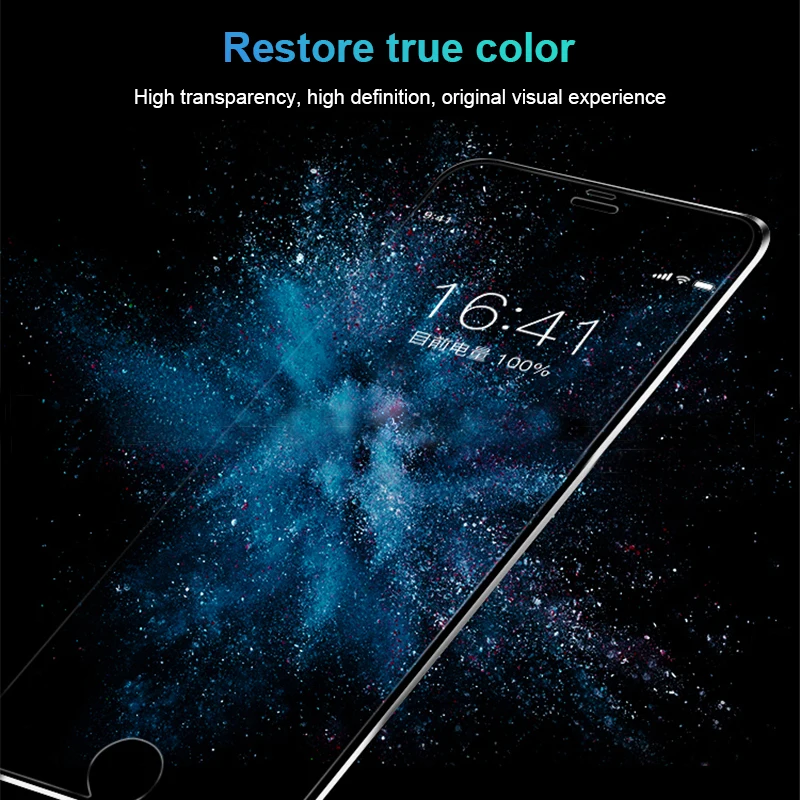 RZP 6D защита экрана с изогнутыми краями для iPhone 6 s Plus закаленное стекло Apple S металл +