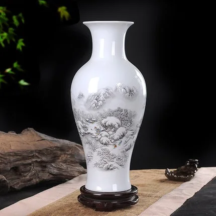 Guci Jingdezhen керамика кондитерские изделия большая ваза для цветов на бутылке