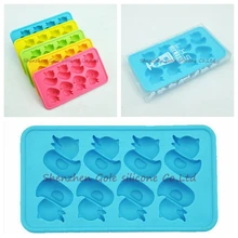 500 шт/партия Luo Hasi утки льда плесень [в коробке]-Горячая лето животное маленькая Желтая Утка Форма льда решетки