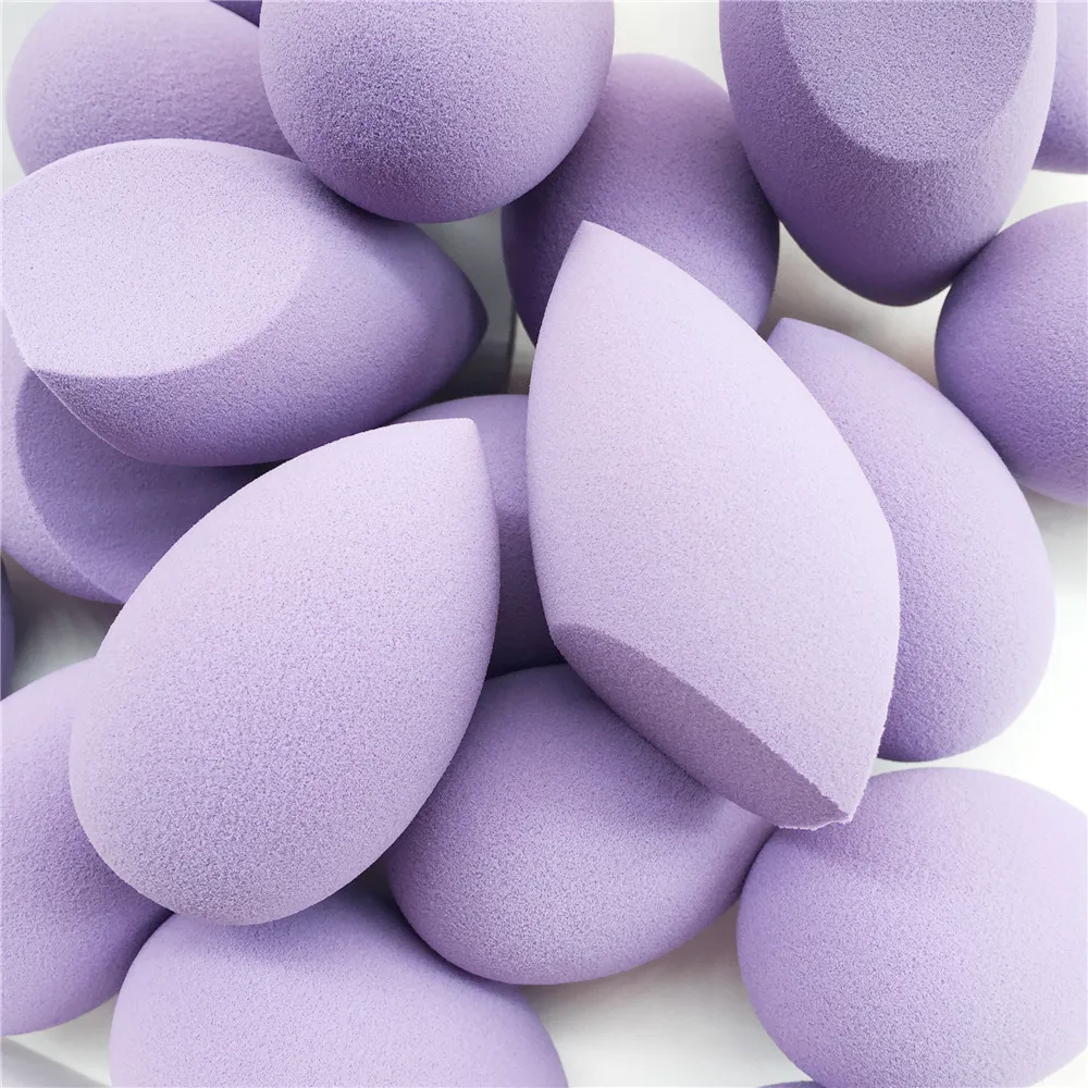 Beauty Makeup Sponge Luqine Фиолетовый супер мягкий 3D / Edgeless Drop образный фундамент