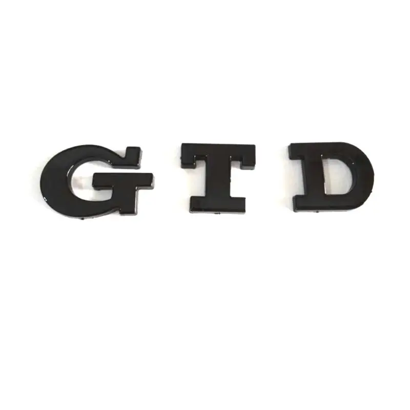  1pc/lot Fast FREE SHIPPING  ABS GTD Car Emblem Badge Sticker Logo