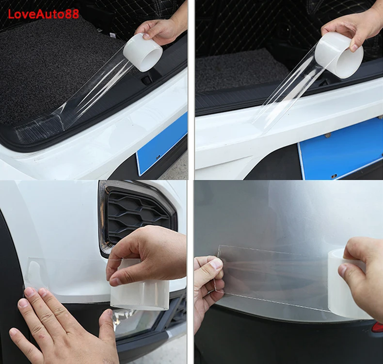 New Car Door Guard Edging Strip Soft Plastic Cutable Protector For Mercedes 