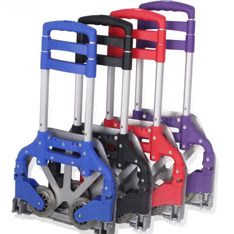 folding luggage trolley aluminium