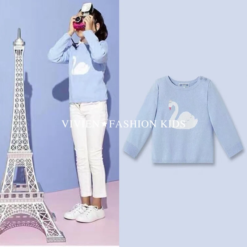 ФОТО 1 Belababy Brands Girls Autumn Owl Sweater 2016 New Fashion Children Long Sleeve Knitting Warm Clothing Kids Cartoon Sweate