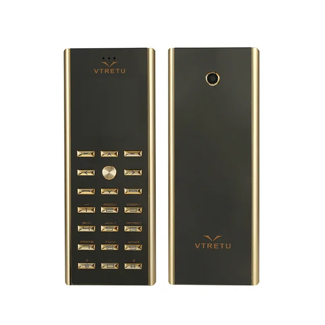 Роскошный Ультратонкий тонкий телефон с MP3, Bluetooth, двумя sim-картами, металлический корпус - Цвет: gold