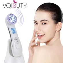 5в1 РЧ и EMS, радио мезотерапия, Электропорация, ручка для красоты лица, радиочастотный светодиодный фотон, средство для омоложения кожи, удаления морщин