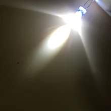 100 шт. 5 мм светодиодный мигающий белый прозрачный мигающий светильник-диод мигающий светодиодный Диод DIP 5 мм 1,5 Гц(90-96 циклов/мин