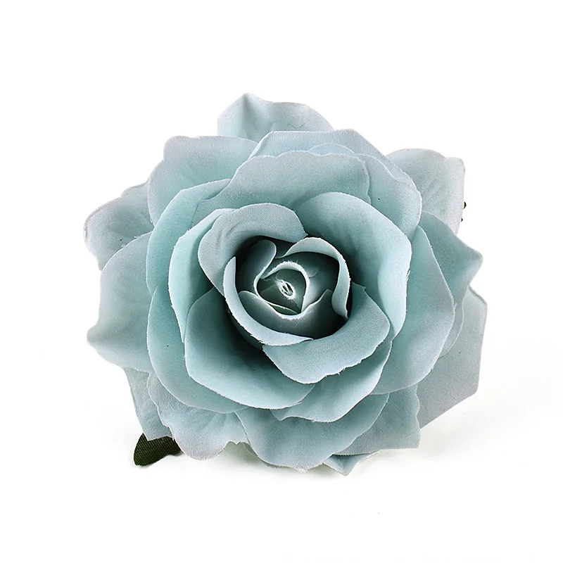Большие 10 см искусственные Розовые розы шелковые головки цветов для украшения свадьбы DIY ВЕНОК Подарочная коробка Скрапбукинг Ремесло поддельные цветы