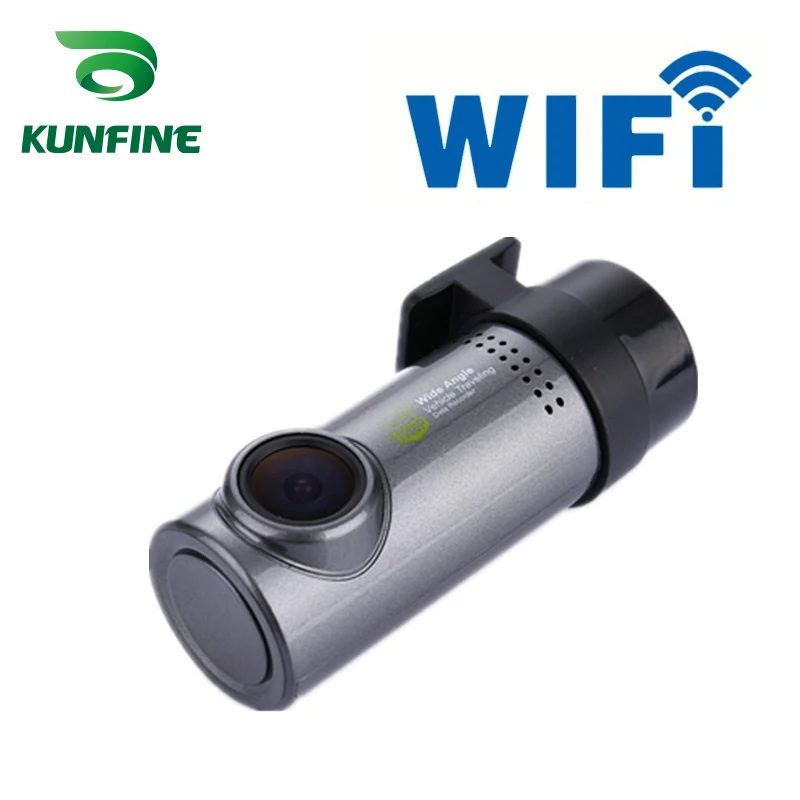 KUNFINE 720P Recording WIFI Dash Cam Car DVR Video Recorder G-sensor Night Vision Wide Angle 140 (1)