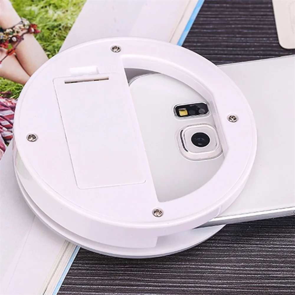 Makeup Tool Kit Mobile Phone Clip Selfie LED Auto Flash For Cell Phone Smartphone Round Portable Selfie Flashlight Makeup Tool Kit Mobile Phone Clip Selfie LED Auto Flash For Cell Phone Smartphone Round Portable Selfie Flashlight
