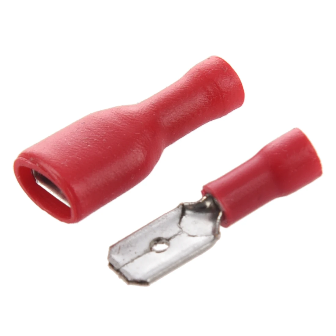 HHTL 100 Red Spade Crimp Terminals Fully Insulated Electrical