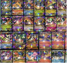 100pcs All Mega Shiny No repeat Cards 80 EX Ordinary Cards 20 MEGA Strongest Japan Charizard