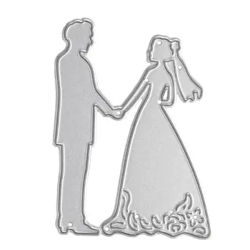 

2PCS Metal Cutting Dies Christmas Stencils Die DIY Scrapbooking Album Paper Card Embossing Craft Dies