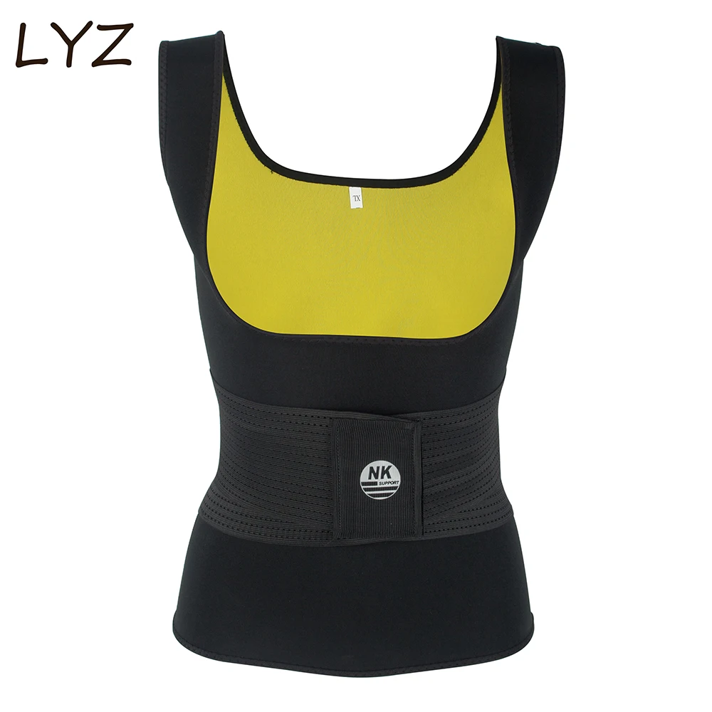 

Body Shaper Tank Top Shirt Women Neoprene Shapers Vest Shirt Redu Tops Chest Abdomen Waist Trainer Vest Underwear Body Shaper