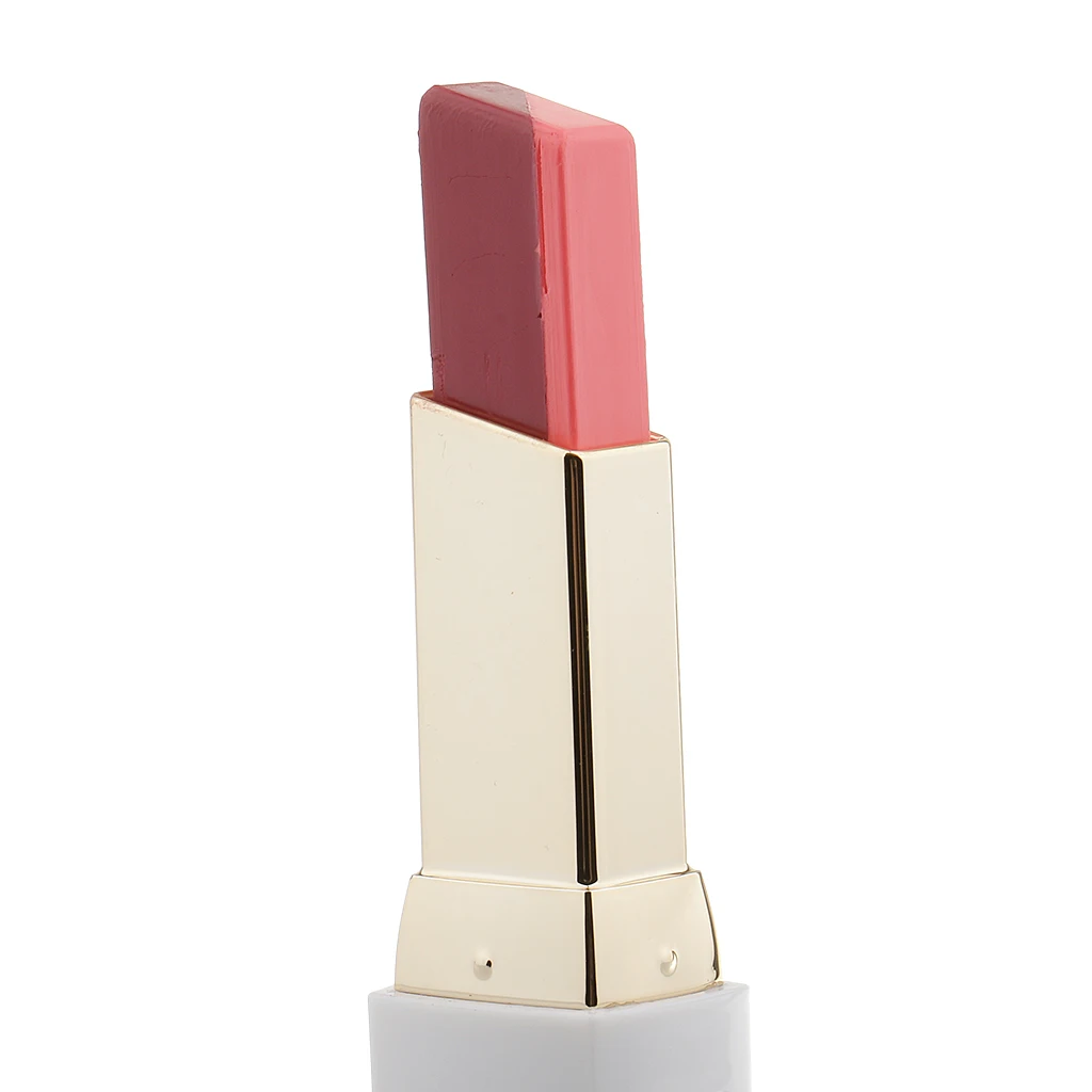 Dual Color Lipstick Moisturizing Gradient Color Fashion Makeup Lip Blam Waterproof & Long Lasting Works Especially Well