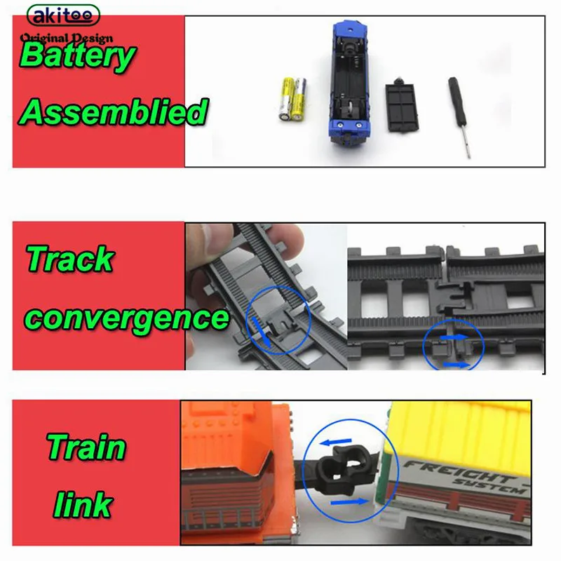 Akitoo 1023 Электрический светильник, железнодорожная машина, посылка, полная длина, 450 см, имитационный проект, детская игрушка, лесопилка, лесозаготовка, поле, игрушки, подарок