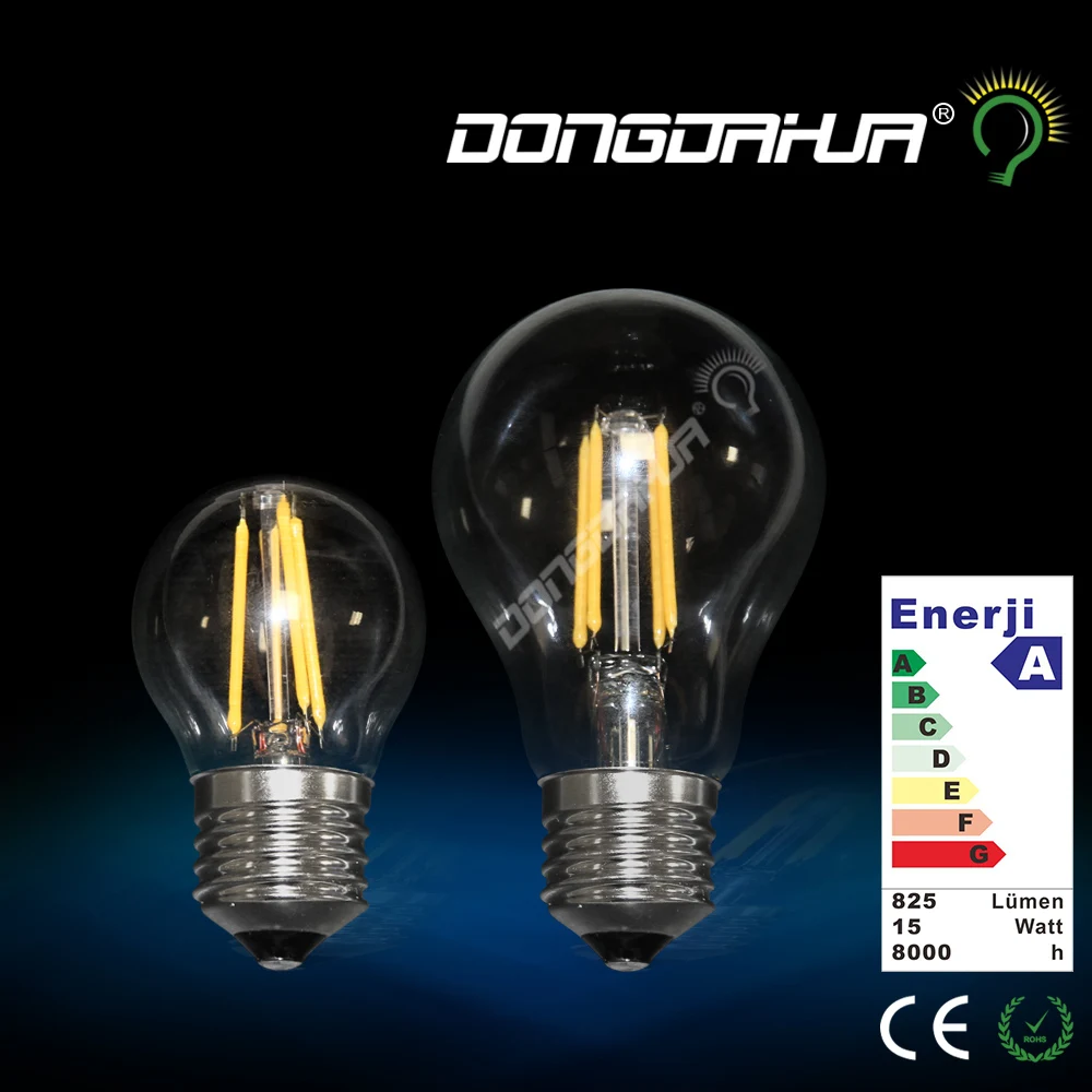 

e27 led light 220 v lamp filament back to edison lamp halogen 4 w 6 w cob bulb of sphere of lamp led g45 a60 for romantic decor