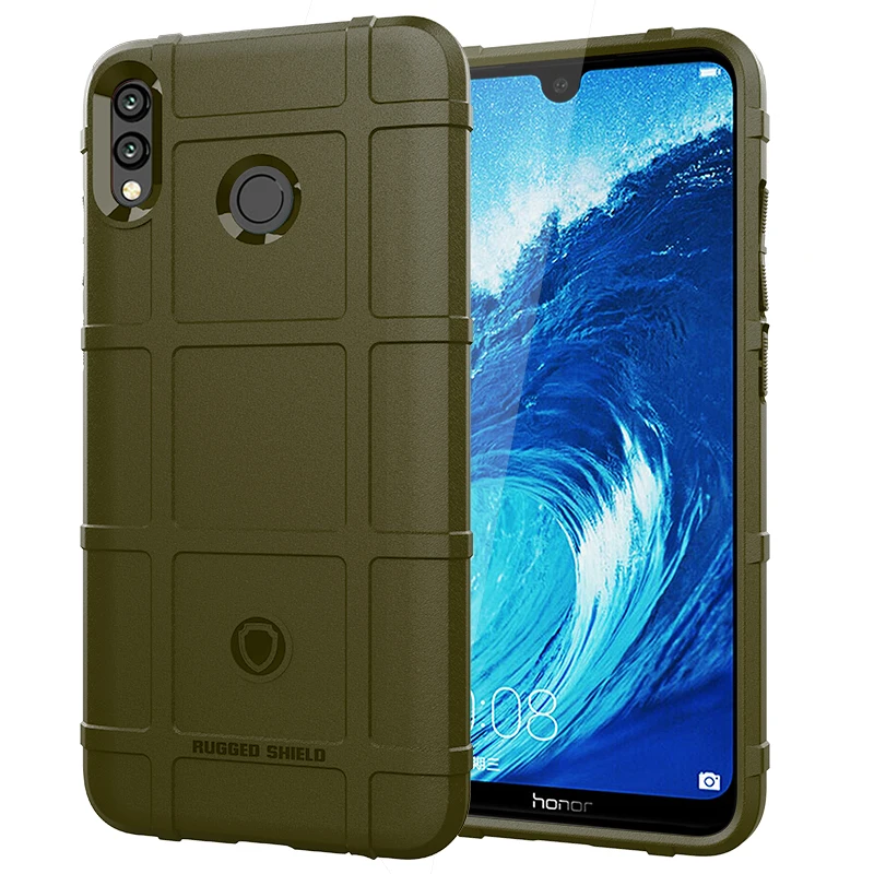 Чехол для Huawei honor 8X Max задняя крышка чехол Honor ударопрочный броня TPU кожаный мягкий
