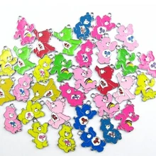 Новинка 20 шт Медвежонок металлический Шарм Подвески DIY Изготовление ювелирных изделий